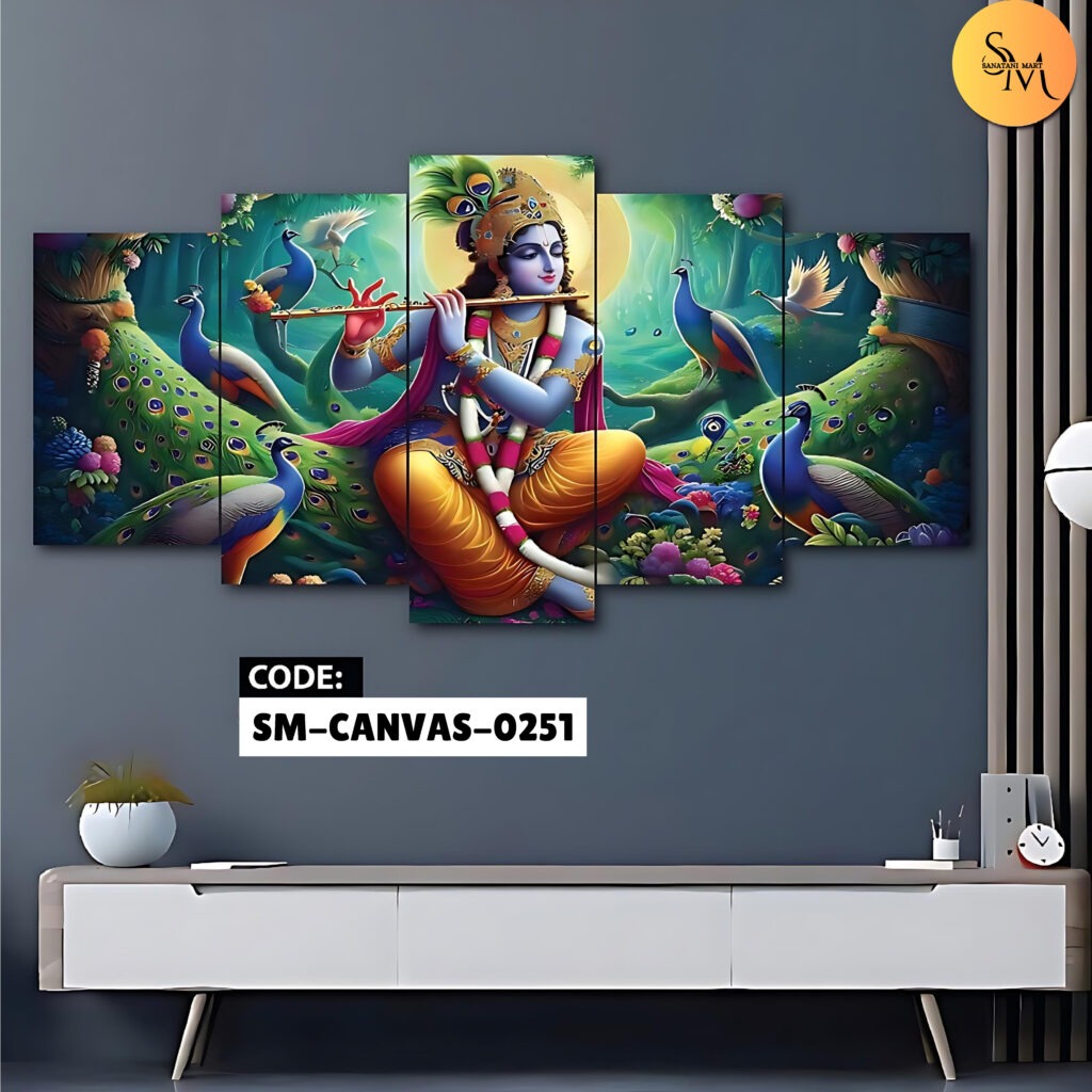দেবেশ ক্যানভাস / শ্রীকৃষ্ণ ক্যানভাস / Popular Krishna Canvas