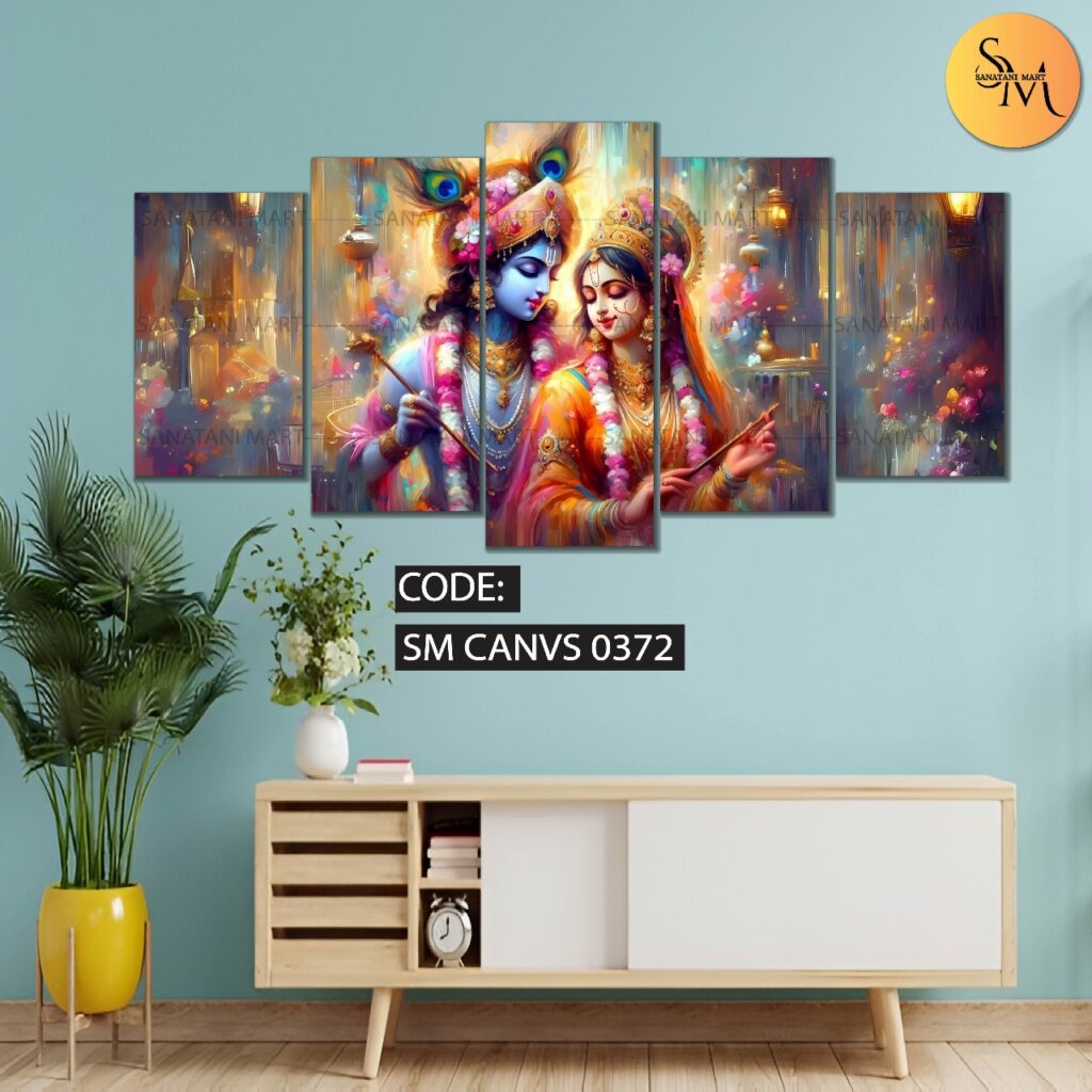 Radha-Krishna Canvas / Pavitra