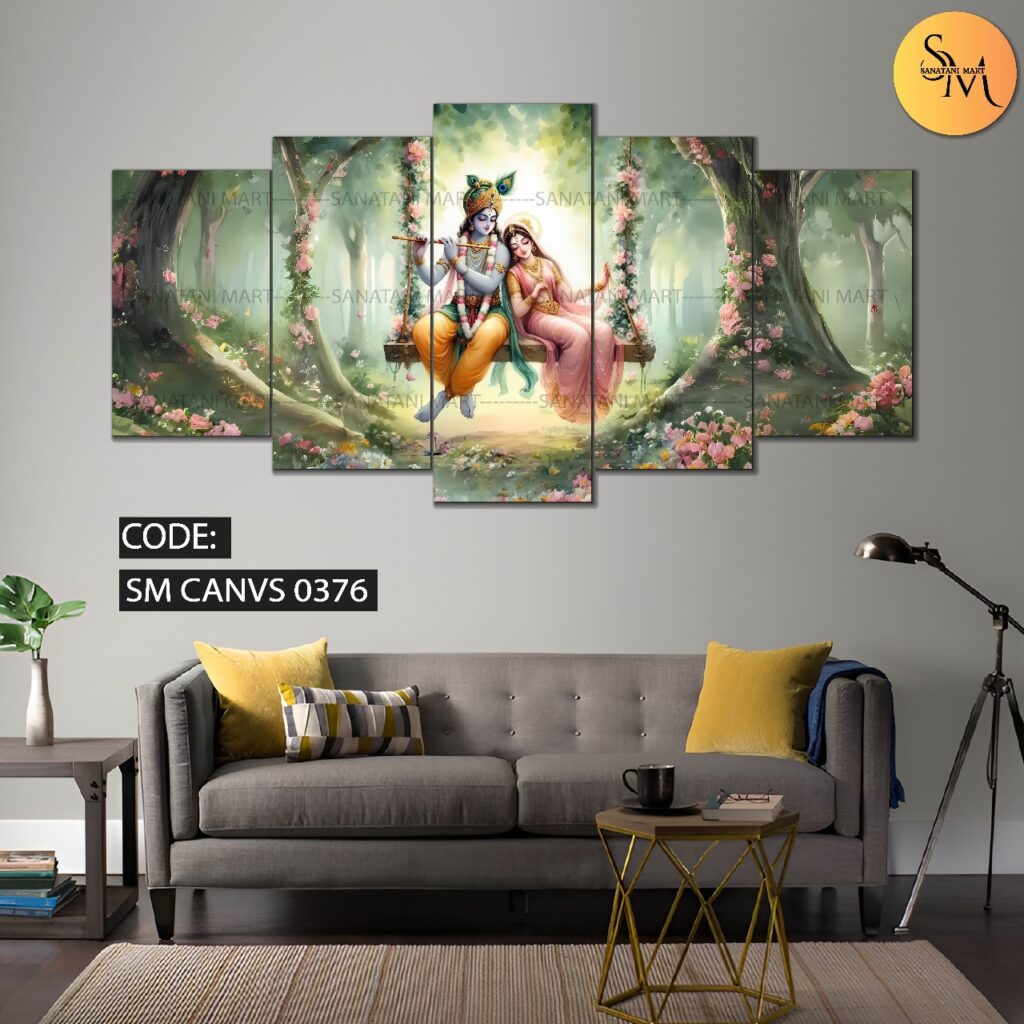 Radha-Krishna Canvas / Shree Hari Kanta