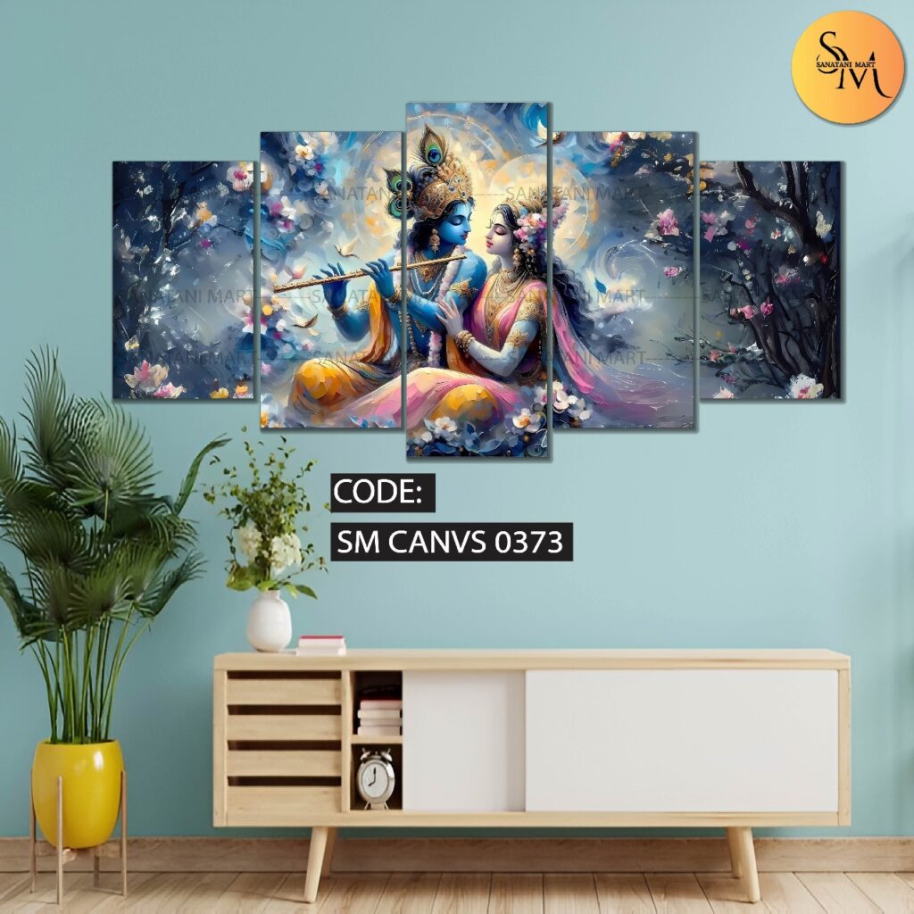 Radha-Krishna Canvas