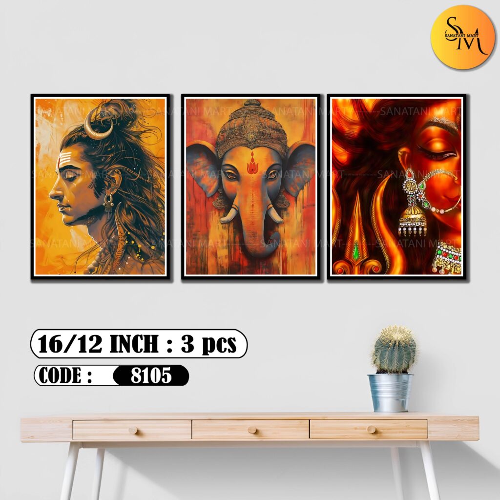 Tri - Shakti Essence / Mohadev-Ganesh-Durga